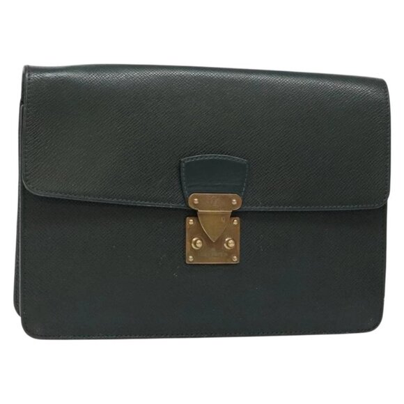 LOUIS VUITTON Taiga Pochette Kourad Clutch Bag Epicea M30194 LV Auth hk2896 - Picture 1 of 16
